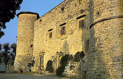 Castle of Meleto near Gaiole in Chianti